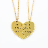 Best F*cking Bitches BFF Necklace - 2 PCS
