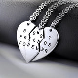 BFF Friendship Necklace - 3 PCS