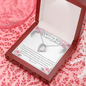 To My Beautiful Girlfriend - Heart Rhinestone Necklace