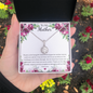 Lovely Eternal Love Circle Pendant Necklace For Your Mother