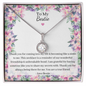 Lovely Eternal Love Circle Pendant Necklace For Bestie