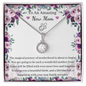 Lovely Eternal Love Circle Pendant Necklace For New Moms