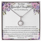 Beautiful Eternal Love Necklace To Your Daughter Wedding Day