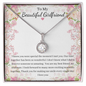 Lovely Eternal Love Circle Pendant Necklace For Your Girlfriend