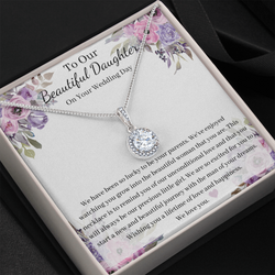 Beautiful Eternal Love Necklace To Your Daughter Wedding Day