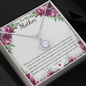 Lovely Eternal Love Circle Pendant Necklace For Your Mother