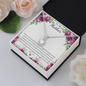 Lovely Eternal Love Circle Pendant Necklace For Your Mother