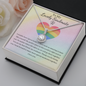 Lovely Eternal Love Circle Pendant Necklace For Your Lesbian Partner