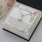 Lovely Eternal Love Circle Pendant Necklace For Your Wife