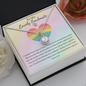 Lovely Eternal Love Circle Pendant Necklace For Your Lesbian Partner