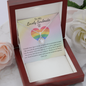 Lovely Eternal Love Circle Pendant Necklace For Your Lesbian Partner