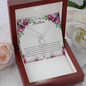 Lovely Eternal Love Circle Pendant Necklace For Your Mother