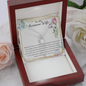 Lovely Eternal Love Circle Pendant Necklace For Your Wife
