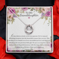 Lucky Horseshoe Necklace For Granddaughter