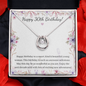 30 Birthday - Lucky Horseshoe Necklace