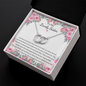 To Sister - Double Hoop Perfect Pair Necklace