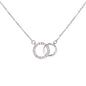 20th Birthday - Double Rings Necklace