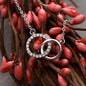 Wedding Officiant Gift - Double Hoop Necklace