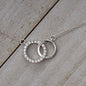 Wedding Officiant Gift - Double Hoop Necklace