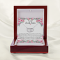 To Sister - Double Hoop Perfect Pair Necklace