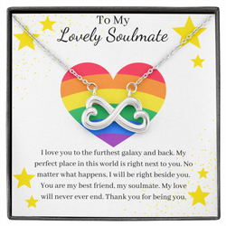 Infinity Double Heart Necklace