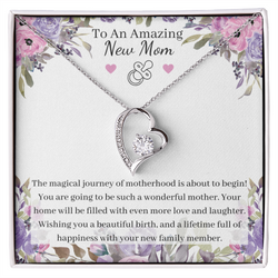 Beautiful Heart Necklace For New Moms