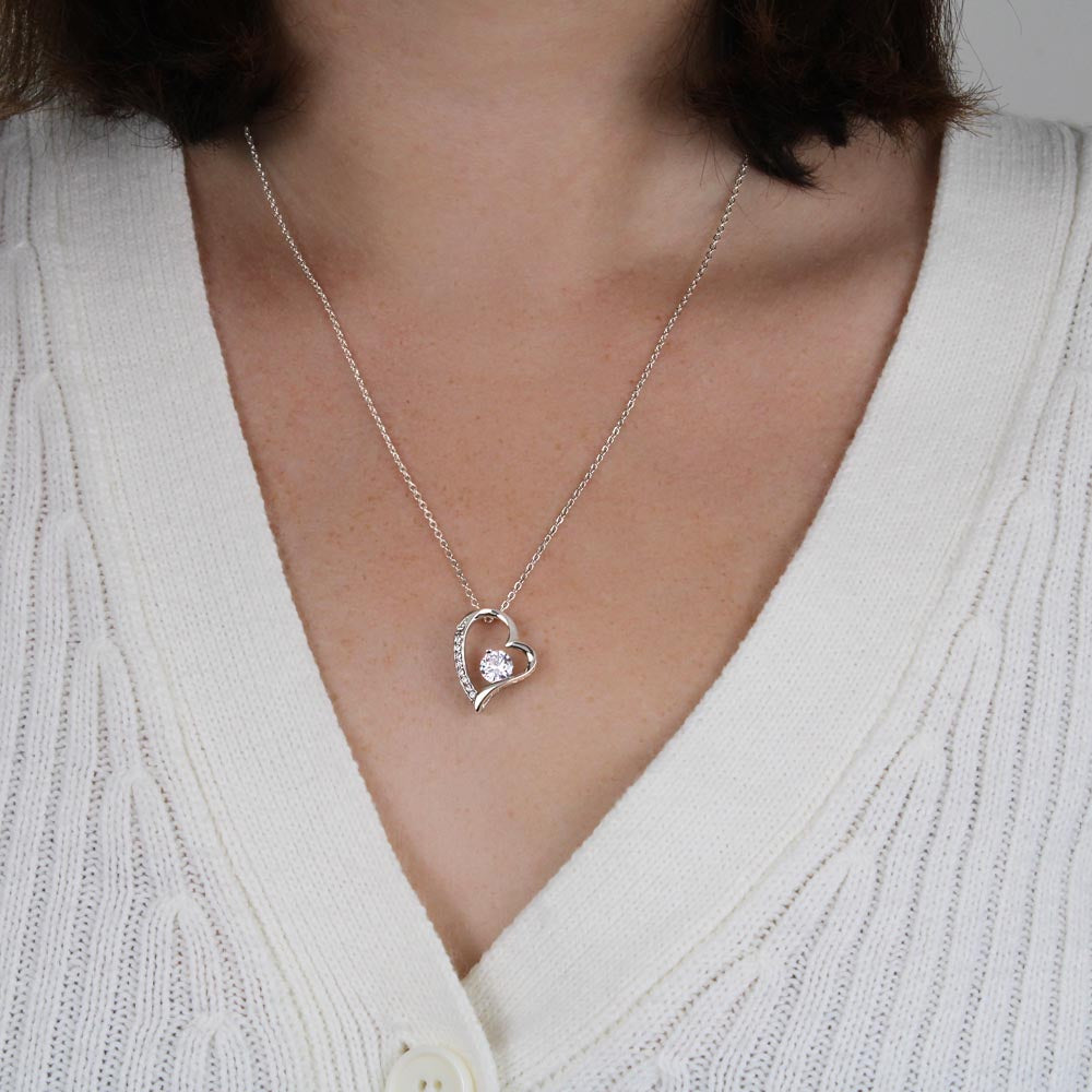 10th Birthday Girl Beautiful Heart Necklace