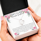 To My Beautiful Girlfriend - Heart Rhinestone Necklace