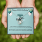 50th Birthday Gift - Beautiful Heart Necklace