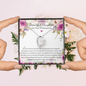 Beautiful Heart Necklace For Your Daughter - Wedding