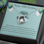 50th Birthday Gift - Beautiful Heart Necklace
