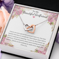 Double Interlocked Hearts Necklace For Girlfriend