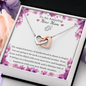 Double Interlocked Hearts Necklace For New Moms