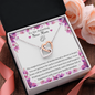 Double Interlocked Hearts Necklace For New Moms