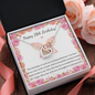18th Birthday - Double Interlocked Hearts Necklace
