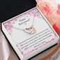 Retirement Gift - Double Interlocked Hearts Necklace