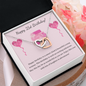 21st Birthday - Double Interlocked Hearts Necklace