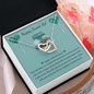 Sweet 16 Birthday Gift - Double Interlocked Hearts Necklace