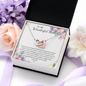 Double Interlocked Hearts Necklace For Mother
