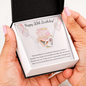 50th Birthday Gift - Double Interlocked Hearts Necklace