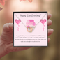 21st Birthday - Double Interlocked Hearts Necklace