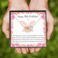 18th Birthday - Double Interlocked Hearts Necklace