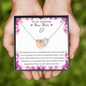 Double Interlocked Hearts Necklace For New Moms