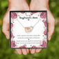 Double Interlocked Hearts Necklace For Boyfriend's Mom