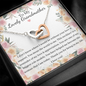Double Interlocked Hearts Necklace For Grandma