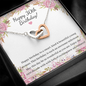 30th Birthday - Double Interlocked Hearts Necklace