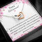 Retirement Gift - Double Interlocked Hearts Necklace