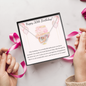 50th Birthday Gift - Double Interlocked Hearts Necklace