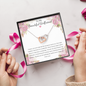 Double Interlocked Hearts Necklace For Girlfriend