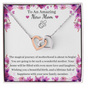 Double Interlocked Hearts Necklace For New Moms